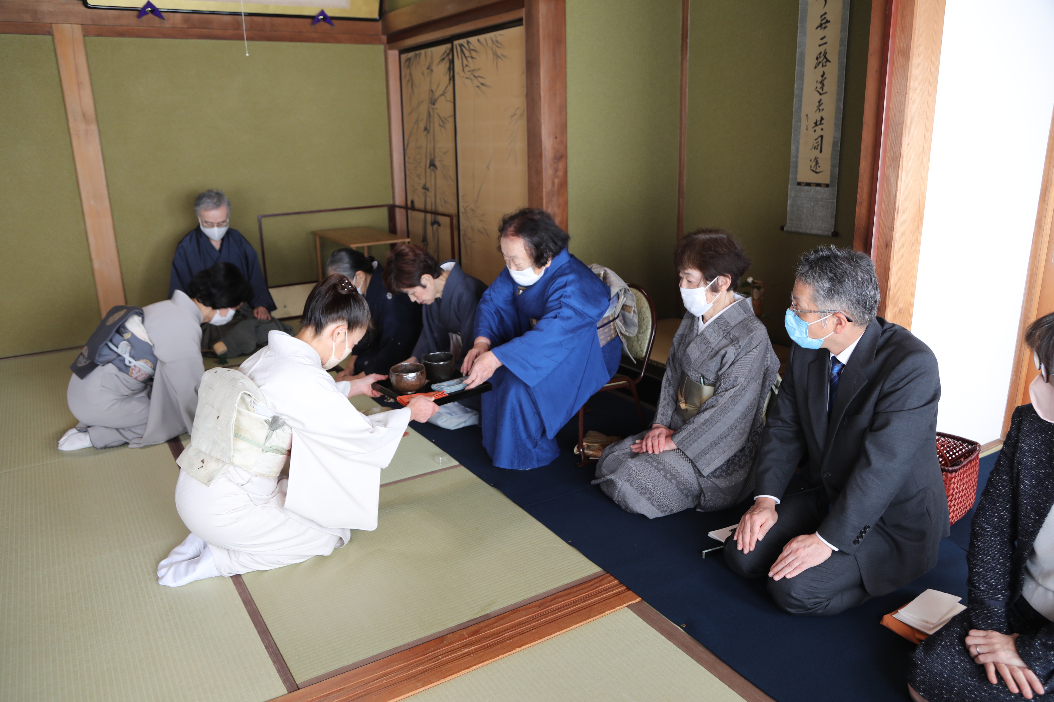 令和4年11月3日古儀茶道藪内流竹風会高岡支部第51回高岡市芸術祭　茶会 より